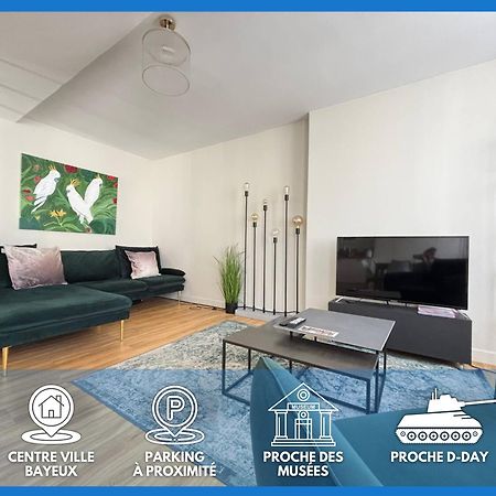 Bajocasse Apt Duplex Spacieux 3 Ch 2 Sdb Cosy Plein Centre Bayeux Decoration Elegante Proche Plages Du Debarquement Exterior foto