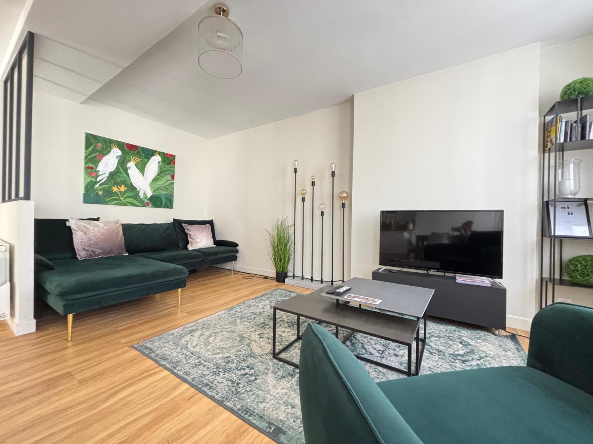 Bajocasse Apt Duplex Spacieux 3 Ch 2 Sdb Cosy Plein Centre Bayeux Decoration Elegante Proche Plages Du Debarquement Exterior foto