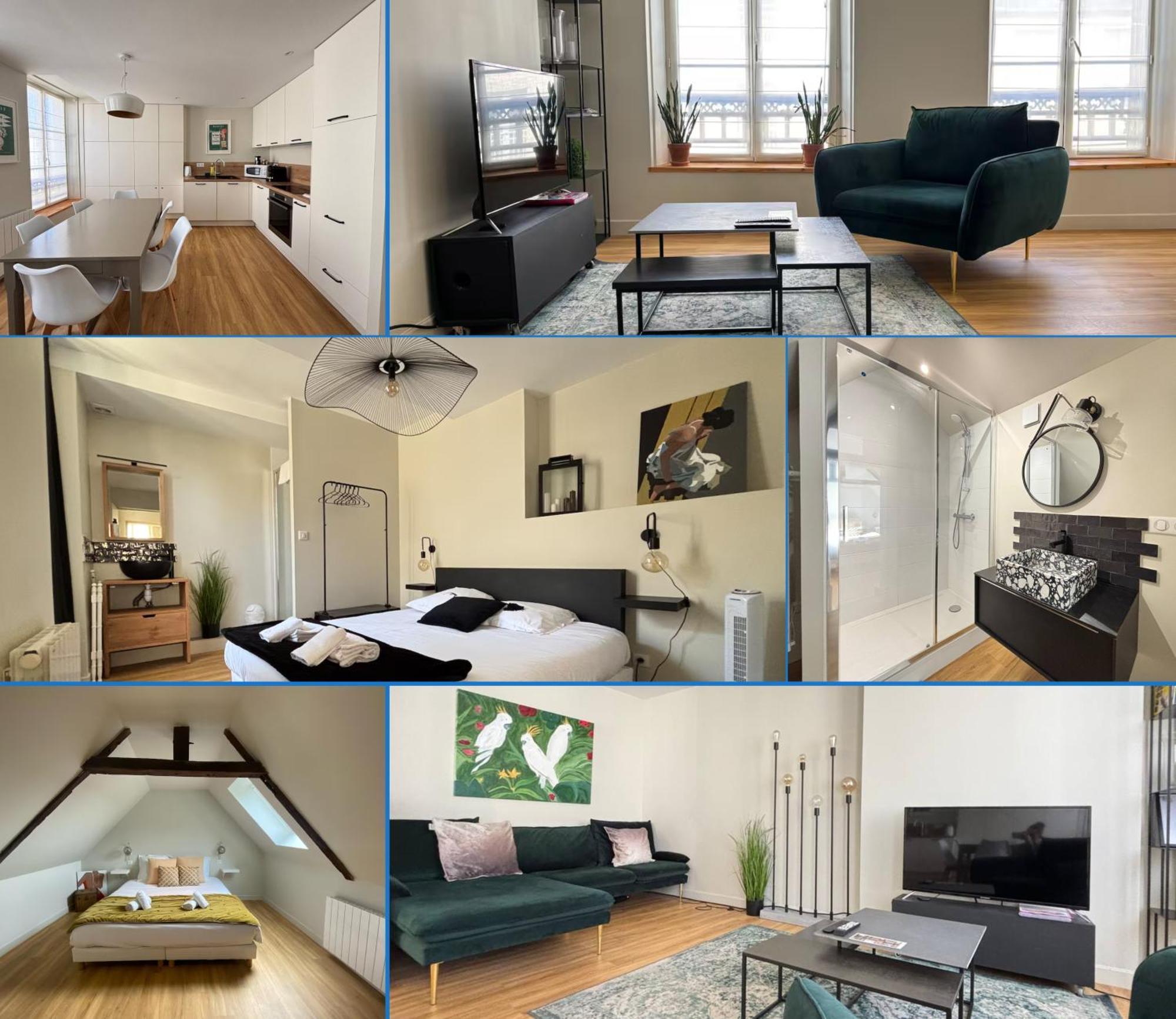 Bajocasse Apt Duplex Spacieux 3 Ch 2 Sdb Cosy Plein Centre Bayeux Decoration Elegante Proche Plages Du Debarquement Exterior foto